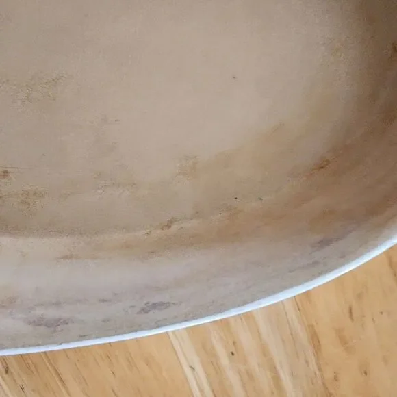 Pampered Chef Large Oval Vanilla Baking Dish Stoneware 12.5"x8.5" New Traditions - Picture 10 of 11